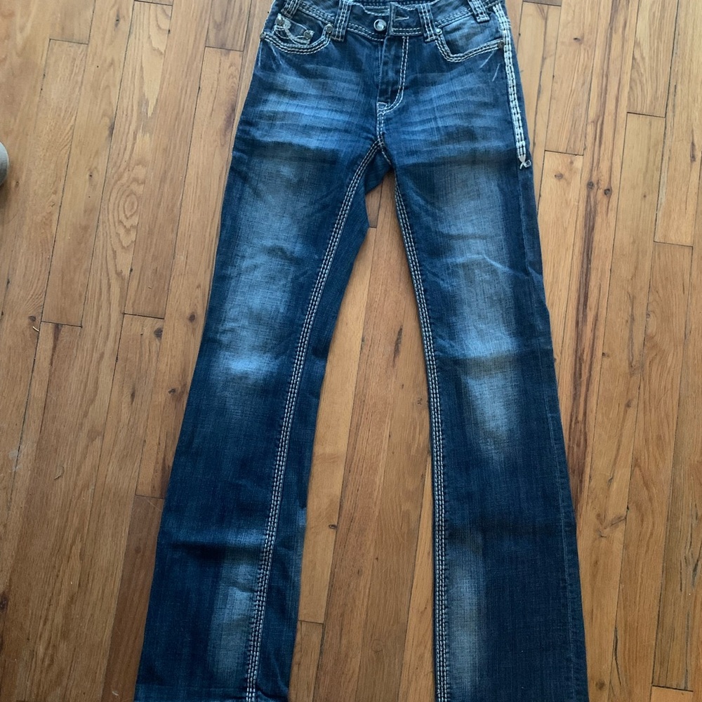 25x34 EUC Rock and Roll Cowgirl Jeans